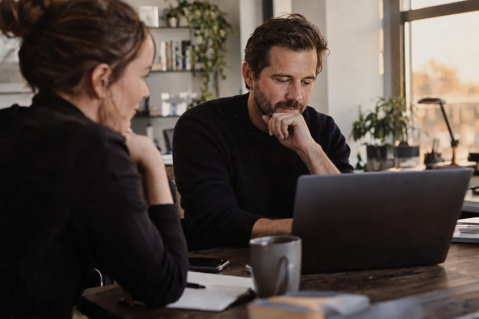 Agency team reviewing campaign replies and pipeline progress